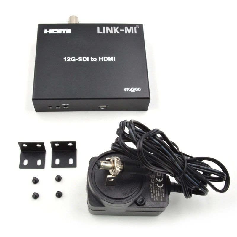 12G 6G 3G SDI To HDMI Video Converter Support YUV4:2:2 Max 120m