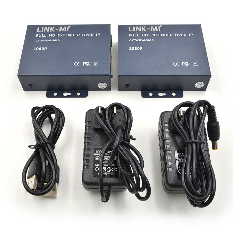 200M 1080p HDMI KVM Extenderhdmi Hdmi  Over TCP/IP With Loop Out Point To Multi Point