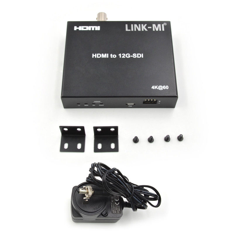 4K HDMI To SDI Converter With Loop Out Support 12G 4K@60Hz  EDID Max 120m