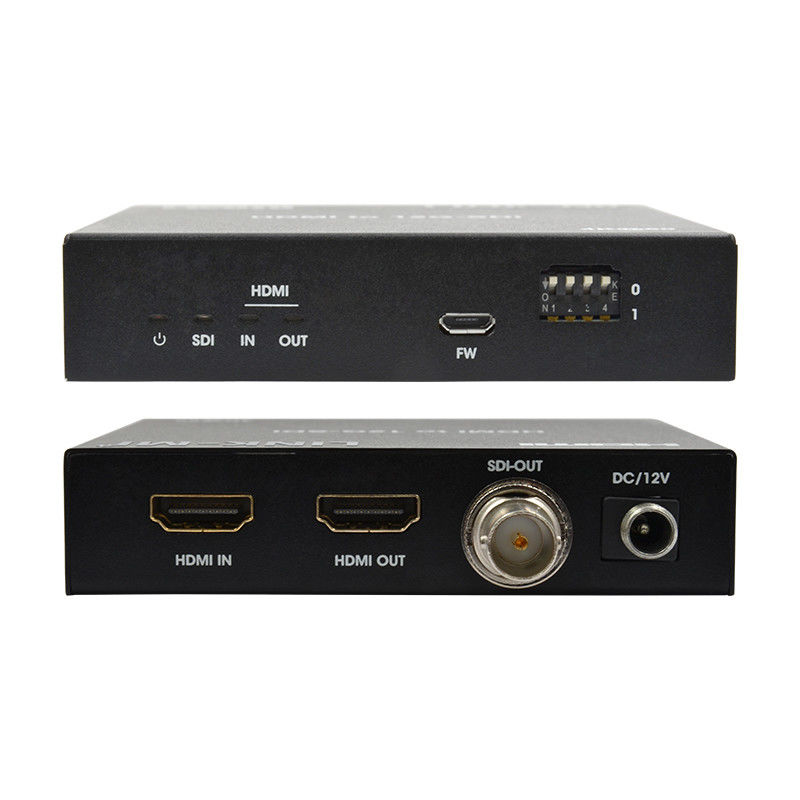 4K HDMI To SDI Converter With Loop Out Support 12G 4K@60Hz  EDID Max 120m