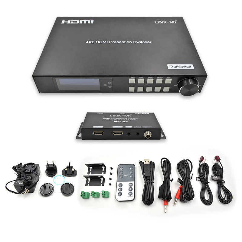 18Gbps 4K Video HDMI Switch 2.0 HDBaseT Switch With HDMI And USB - C Inputs