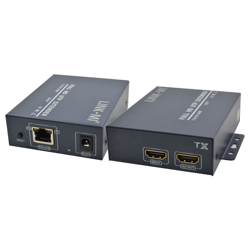 1080P 120M HDMI Over Cat5E Cat6 Video Extender Cable With IR Function UTP Extender
