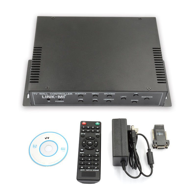 2X2 HDMI Video Wall Controller Support 1X4 1X3 1X2 TV Splicing Box for 4 Screens