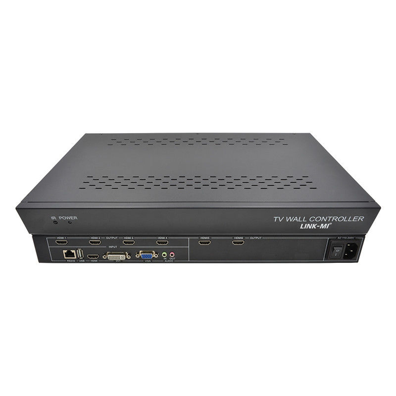 6 Channels HDMI Video Wall Controller 2X3 LED Wall Controller For 6 Splicing TVs