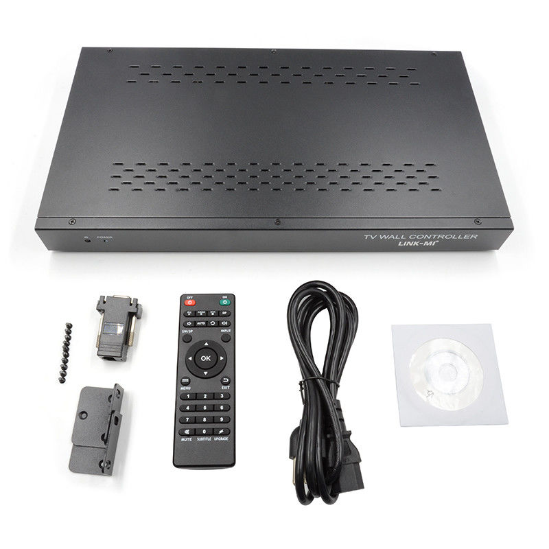 9 Channels HDMI Video Wall Controller 3X3 Zoom Subtitles Multi Display Controller For Advertising