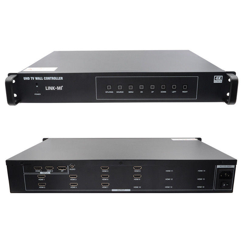 3X3 Video Wall Processor 4K With Image Rotation Roaming Window Controller 3x3 4k