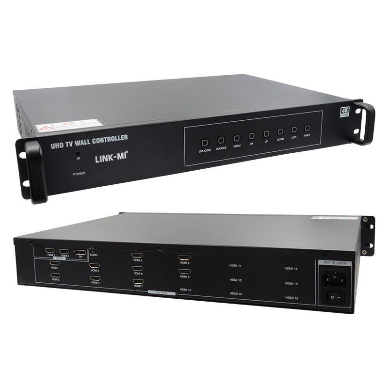 3X3 Video Wall Processor 4K With Image Rotation Roaming Window Controller 3x3 4k