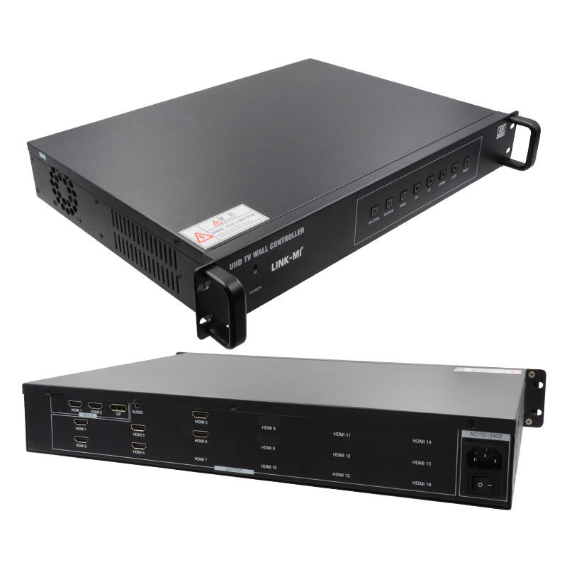 2X3 HDMI Video Wall Controller 4K 1x4 1X3 1X2 TV Wall Processor For 6 Displays