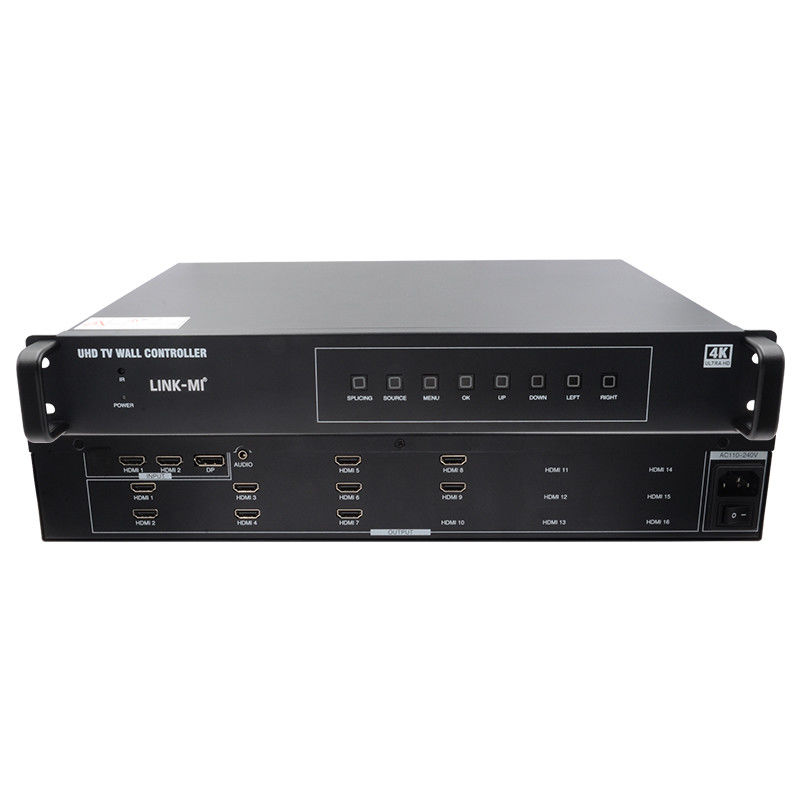 3X3 Video Wall Processor 4K With Image Rotation Roaming Window Controller 3x3 4k
