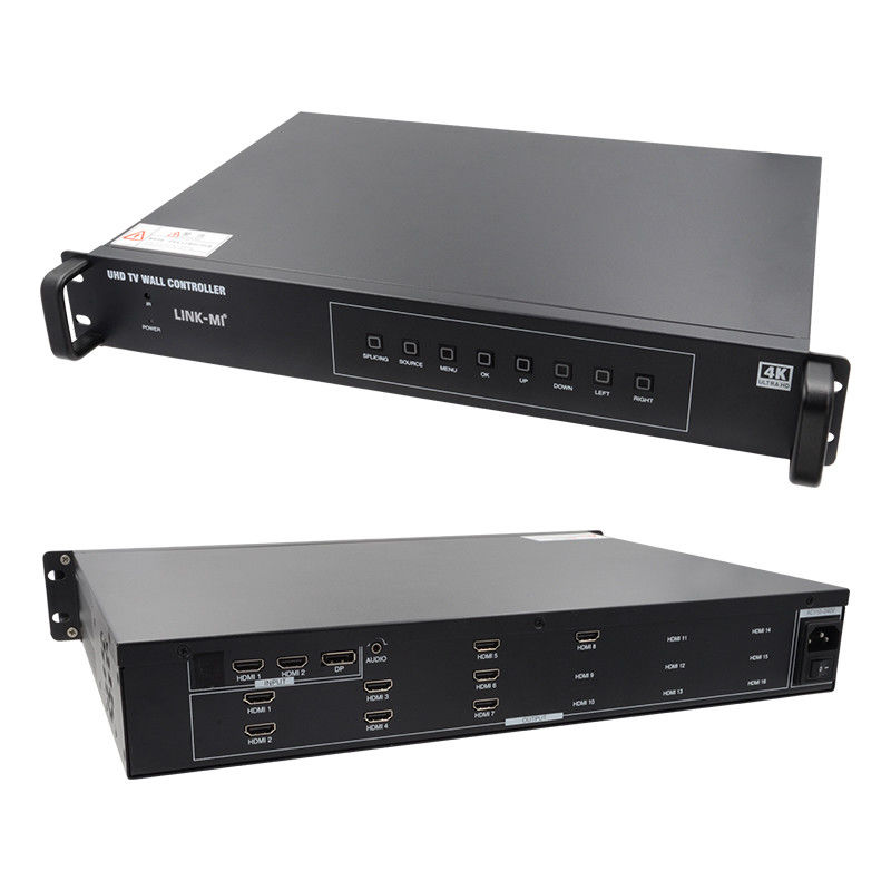 2X4 TV HDMI Wall Controller 4K 60Hz 2X3 Video Wall Processor 2X2 For 8 Display Units