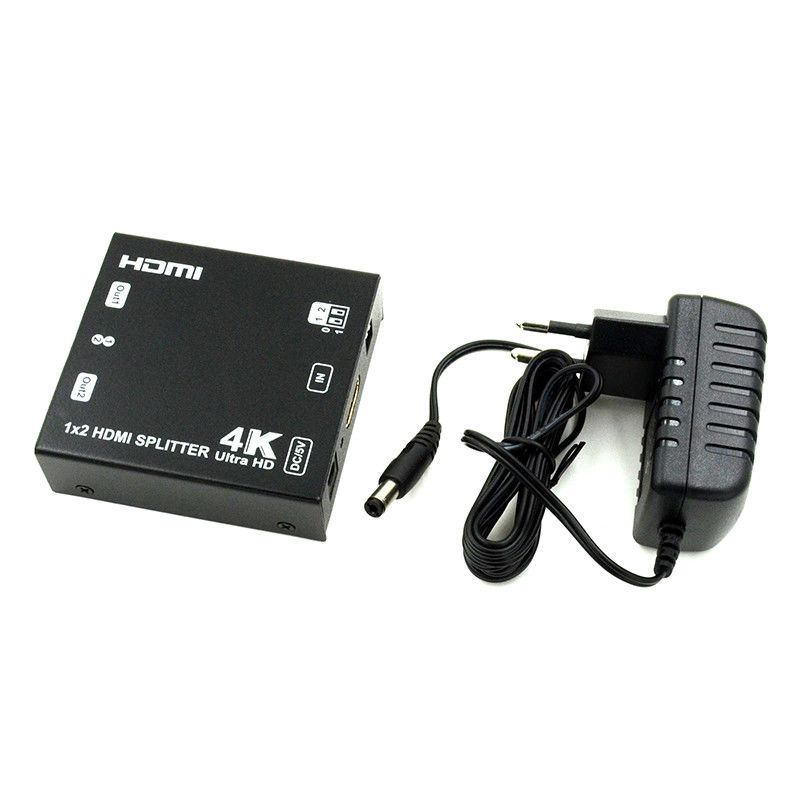 1X2 4K HDMI Extender Splitter Support 4K2K EDID 3D 2 Port Video Splitter