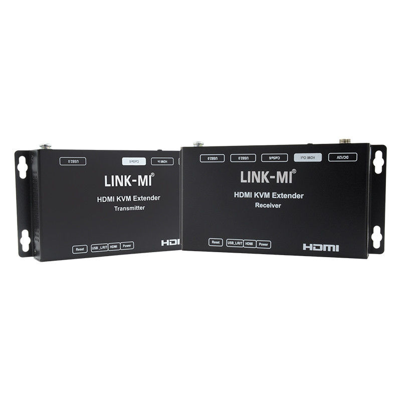 50M HDMI USB KVM Extender Up 50m 100m Support Dual POC USB2.0