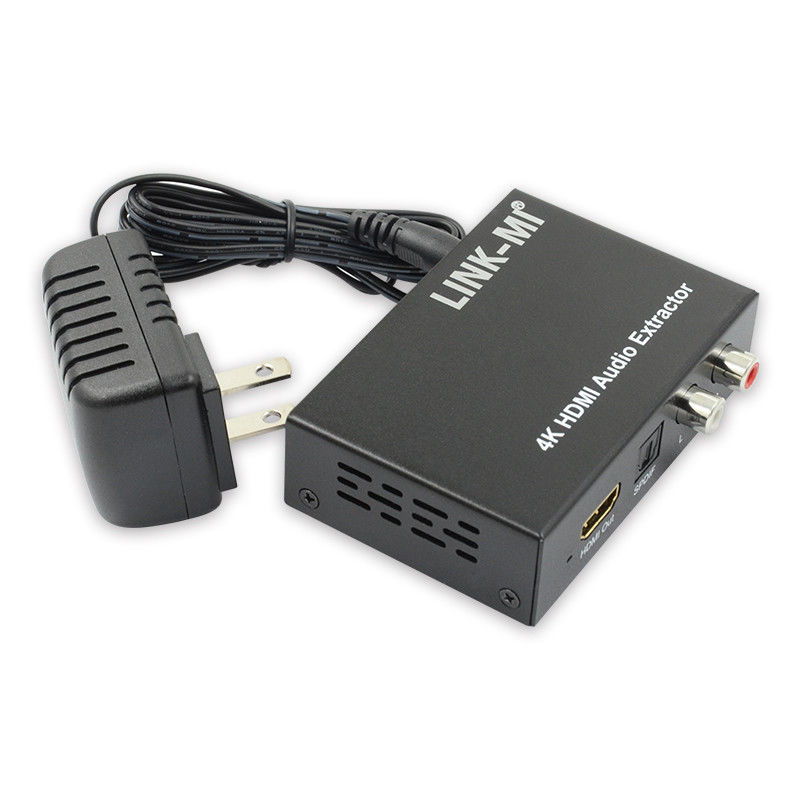 2K 4K HDMI Audio Extractor For Apple TV Blu-Ray Player Support 3D EDID