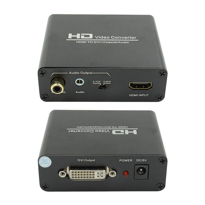 1920x1080 HD Video HDMI Converter HDMI To DVI Converter For PS3 Blu-Ray DVD