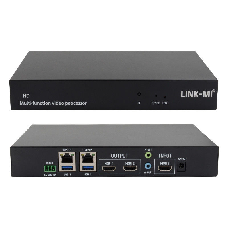 Multiple Languages RS232 HDMI Video Wall Controller HD Caption Adder HDMI Video Processor