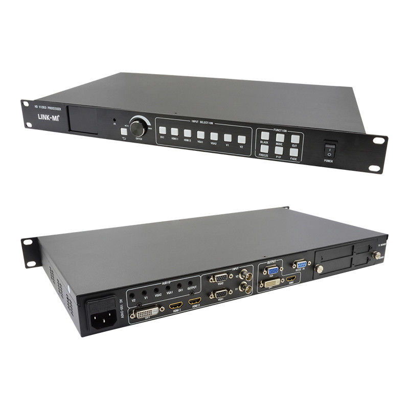 480i/P 576i/P HDMI Video Wall Controller 7 In 3 Out LED Video Processor
