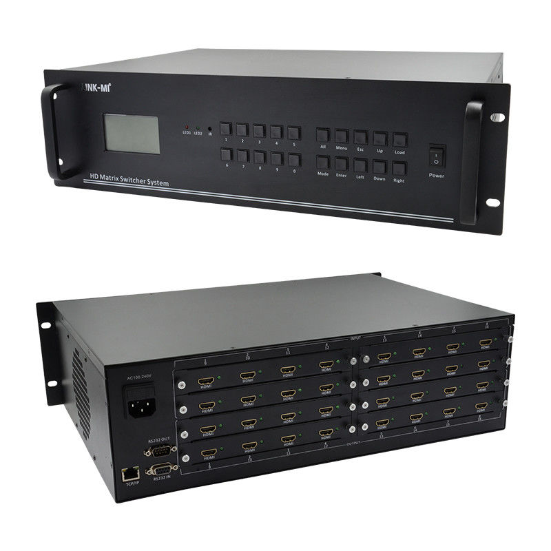 16 In 16 Out HDMI Matrix Switch 4K 16X16 Video Matrix Support VGA DVI SDI Signal Input