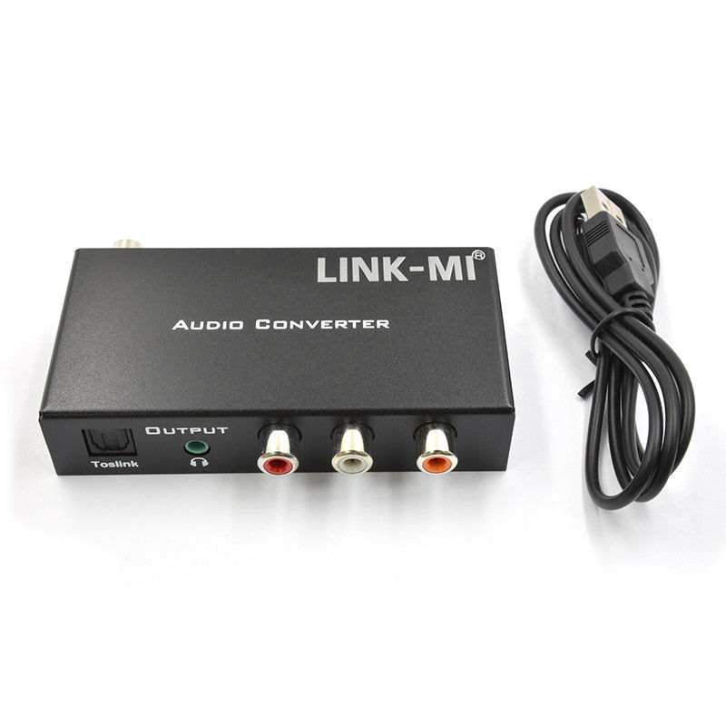 Dac Converter Digital Analog Audio Converter Support HDMI ARC Toslink Coax Digital Audio
