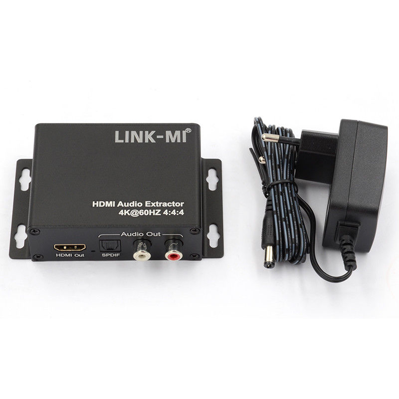 18Gbps 4K 1080P HDMI Audio Extractor Support EDID 3D For Apple TV Satellite Receivers