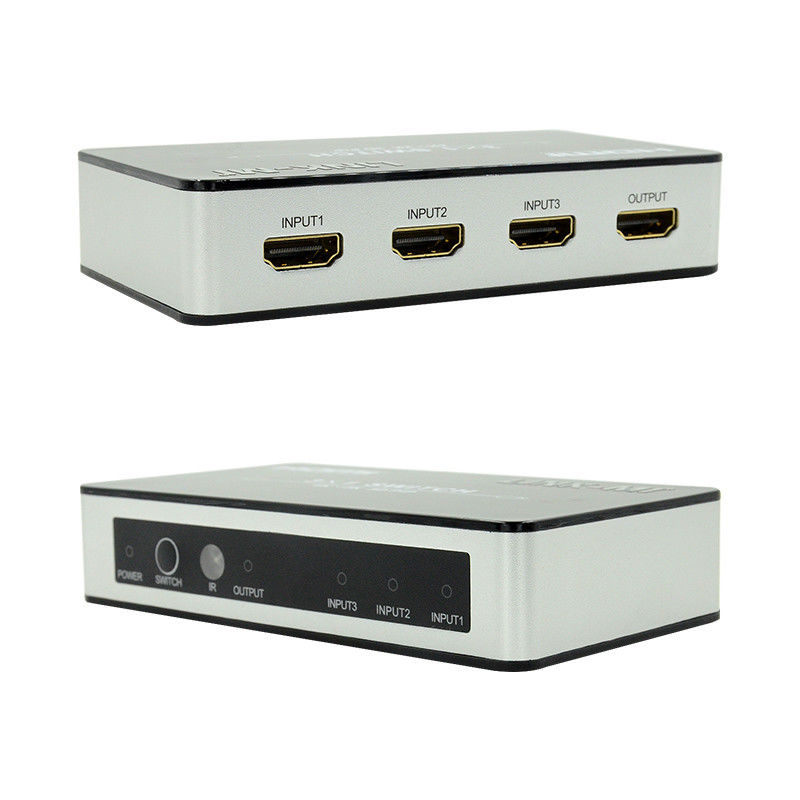 4K2K HDMI Switch 3x1 HDMI Splitter 5V 1A Support PIP 3D 3 To 1 Video Switch