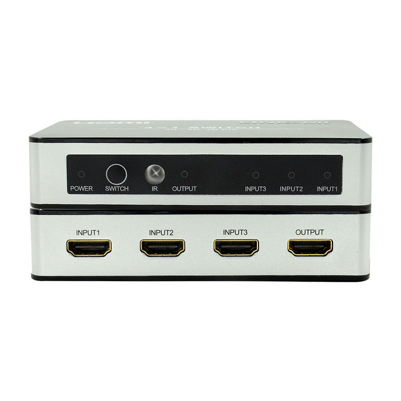 4K2K HDMI Switch 3x1 HDMI Splitter 5V 1A Support PIP 3D 3 To 1 Video Switch