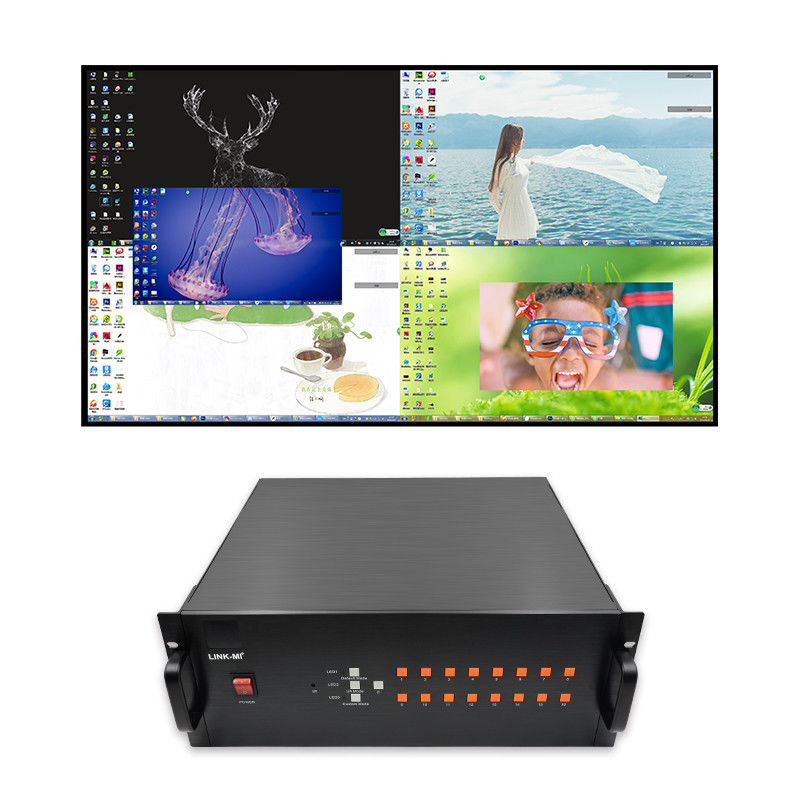 6x1 HDMI Multi Viewer VGA CVBS 6 In 1 Out 4k Multiviewer Synthesizer 1080P