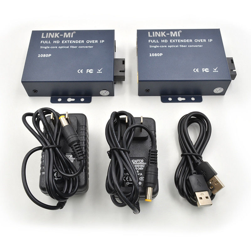 20KM HDMI Extender Over Fiber With Loop Out For 1080P SC/FC Fiber Module