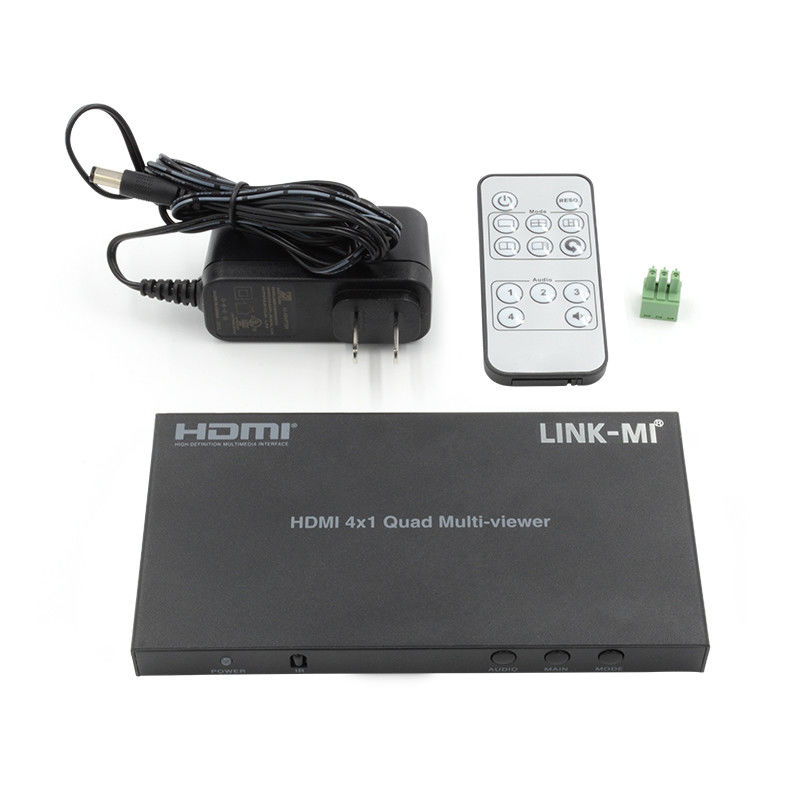 High Performance HDMI 4x1 Quad Multi Viewer HDMI 1.4b HDCP 1.4 And DVI Compliant
