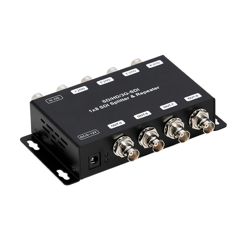 LM-SDI-108B 1 to 8 SD/HD/3G-SDI Distribution Amplifier Repeater with 75 ohm Impedance