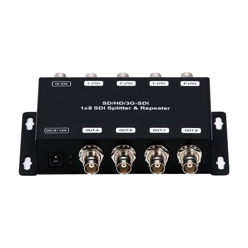 LM-SDI-108B 1 to 8 SD/HD/3G-SDI Distribution Amplifier Repeater with 75 ohm Impedance