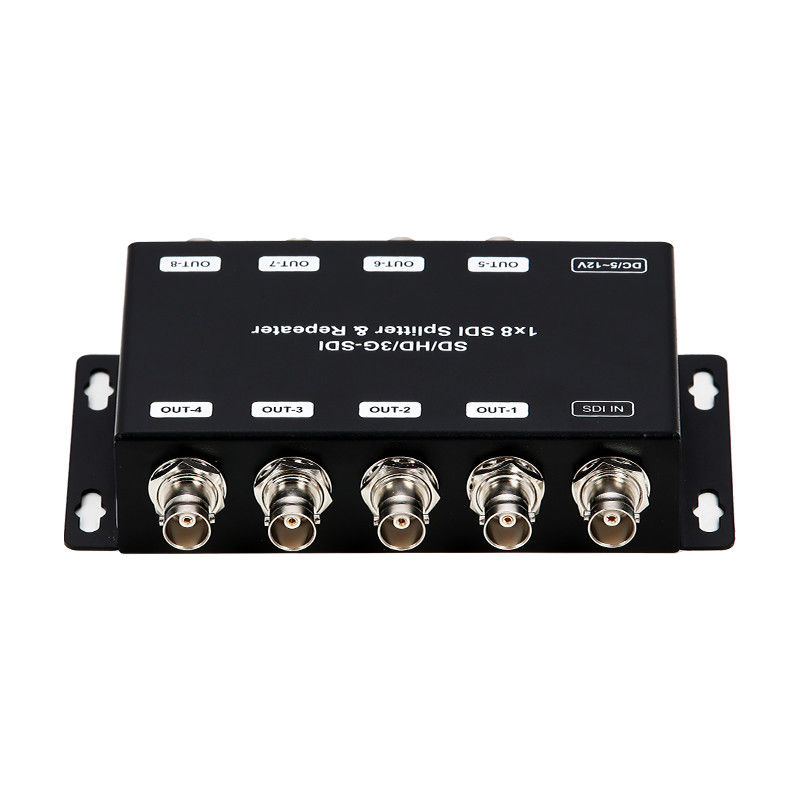 LM-SDI-108B 1 to 8 SD/HD/3G-SDI Distribution Amplifier Repeater with 75 ohm Impedance
