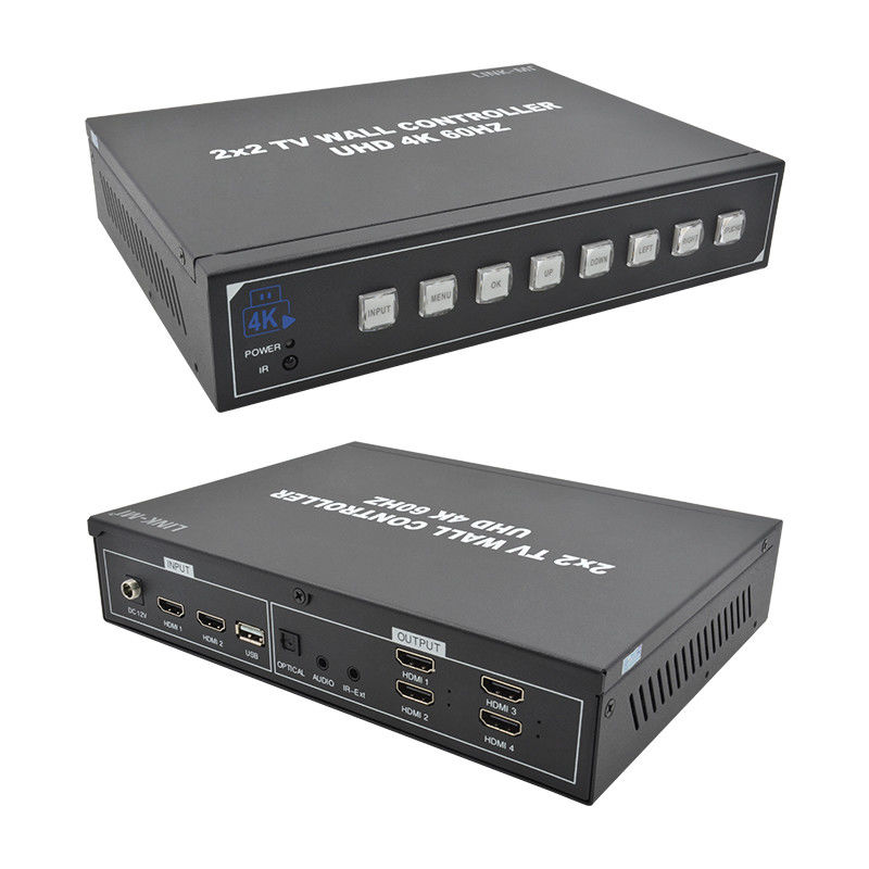 1X4 1X3 1X2 2X1 3X1 4X1 UHD TV Wall Processor for Max. 3840x2160 60Hz Input Resolution