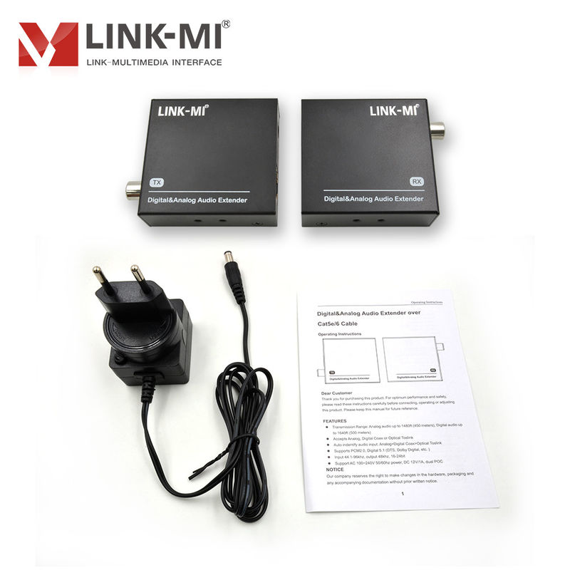 500M Audio Extender HDMI Audio Decoder with HDCP 2.3 1.x and 192KHz Sampling Rate